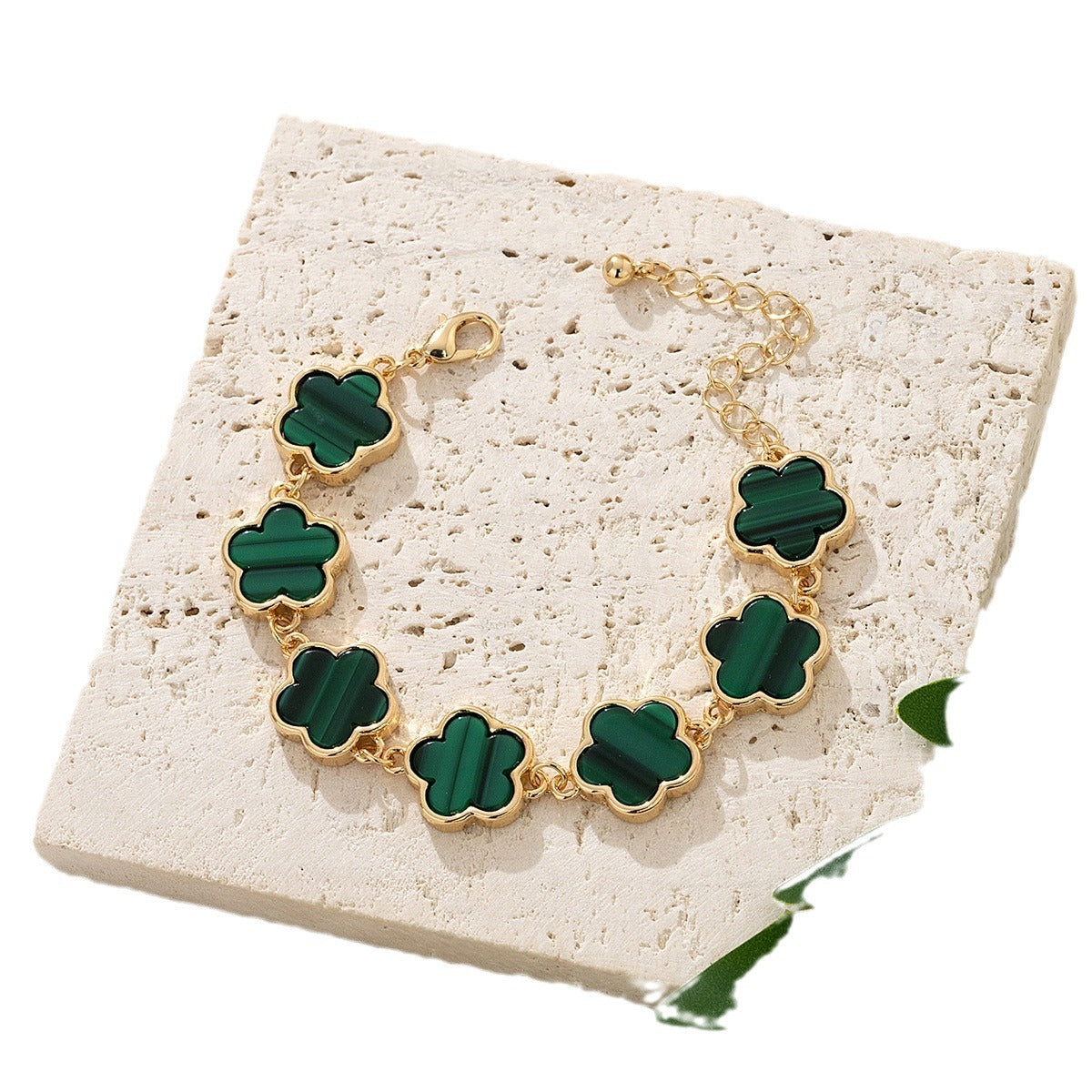 Fashion Elegant Lucky Five Petal Flower Female Bracelet