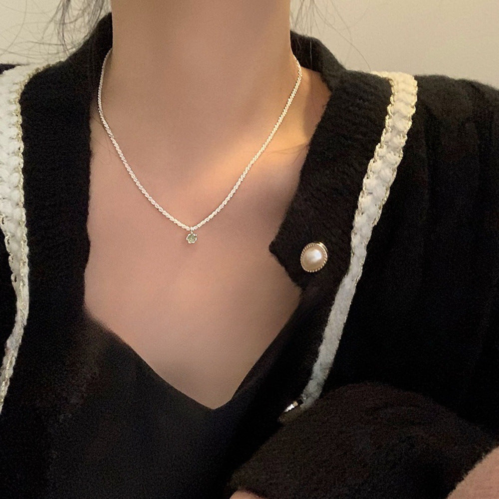 Women's Sier Light Luxury High-grade Design Clavicle Necklaces