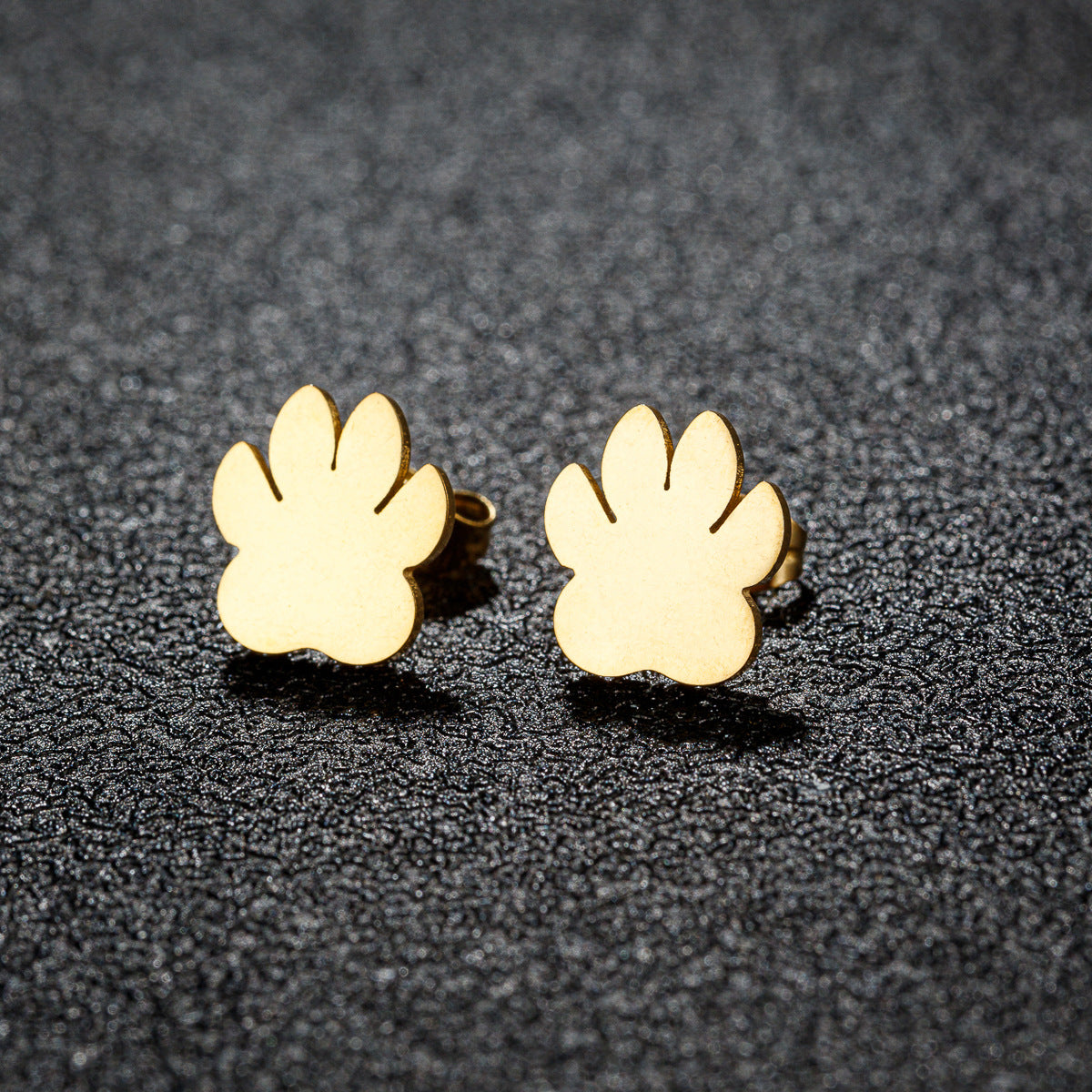 Women's Fashion Stainless Steel Personality Simple Style Bowknot Stud Earrings