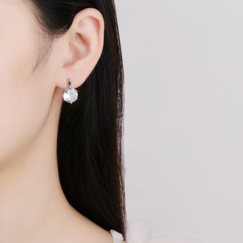 Women's Main Push Diamond Big Stone Trendy Ear Buckle