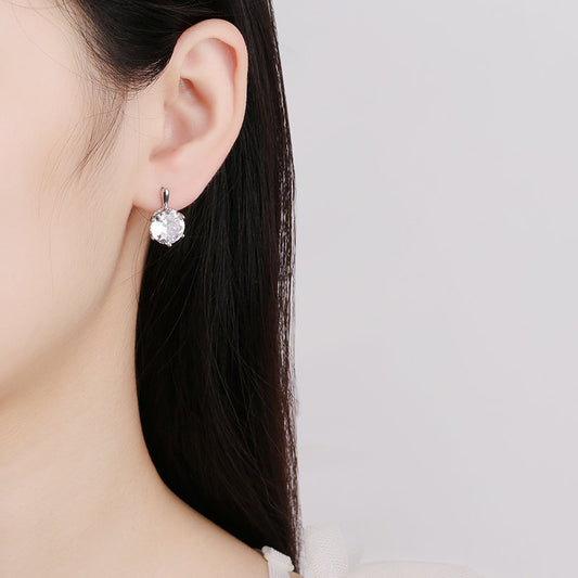 Women's Main Push Diamond Big Stone Trendy Ear Buckle