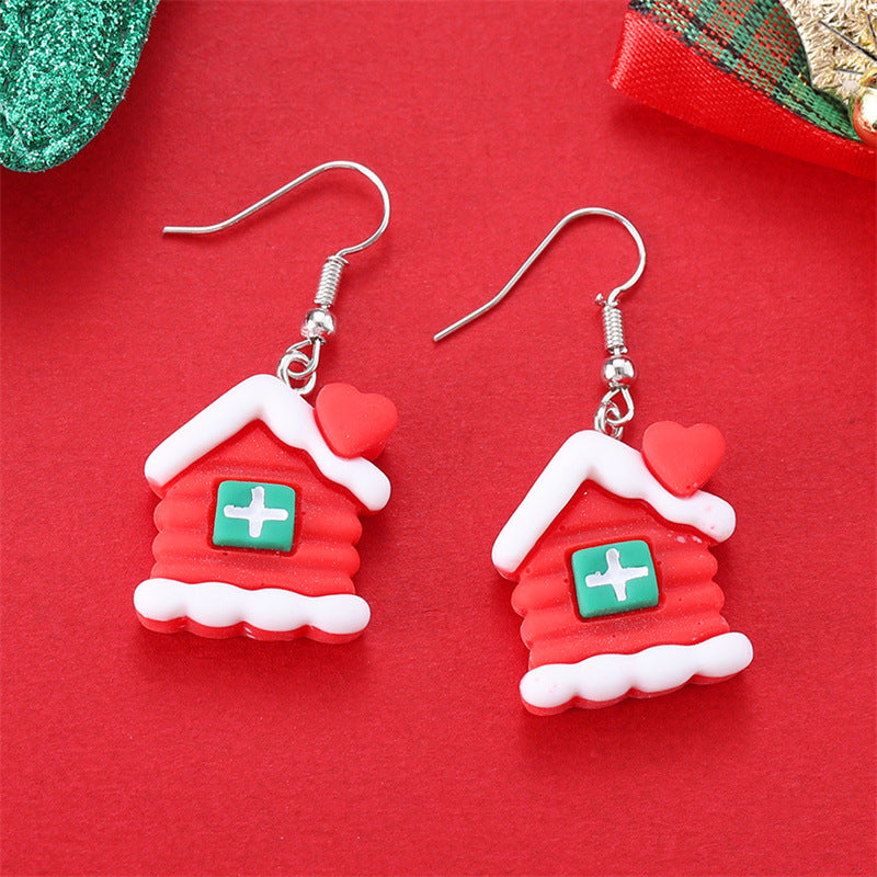 Creative Christmas Series Cute Fashion Exquisite Earrings