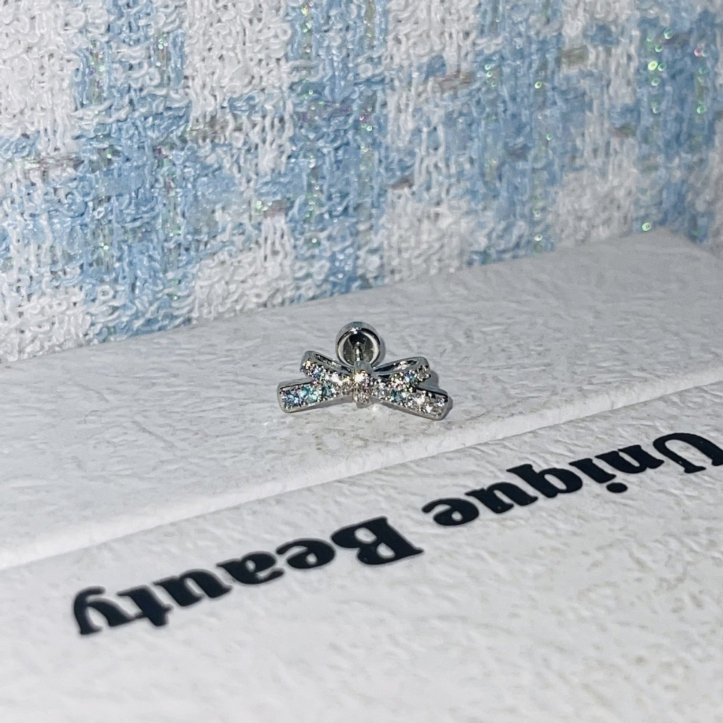 Steel Ear Bone Series Collection Clip Flash Earrings