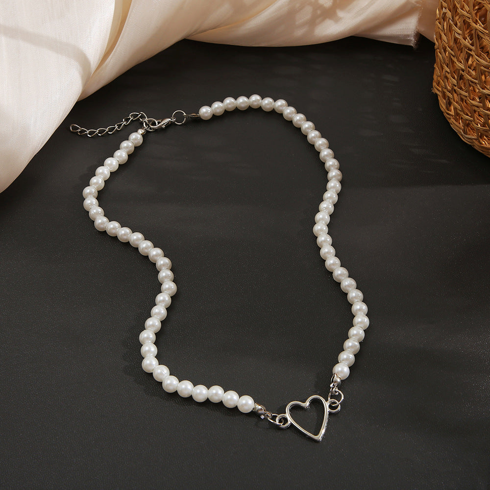 Creative Simple French Vintage Pearl Peach Necklaces