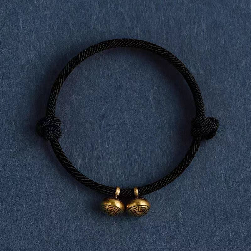 Gold Rhinestone Design Adjustable Simple Commuter Bracelet