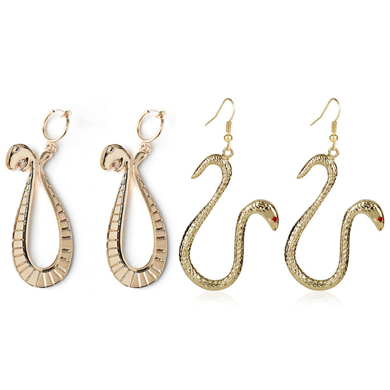 Piece King Of The Sea Seven Warlords Boa Hancock Snake Earrings