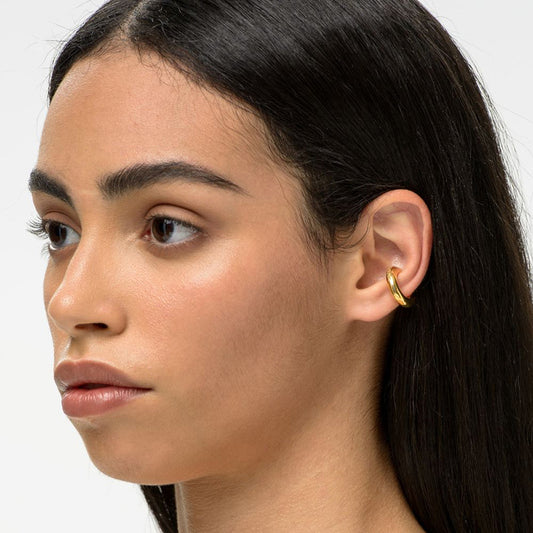 Women's & Men's Round Clip Small High Cold Design Earrings