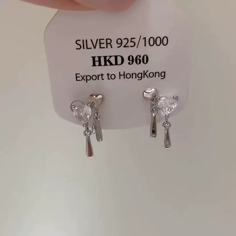 Luxury Pearl Water Drop Niche High Sense Temperament Fashion Earrings