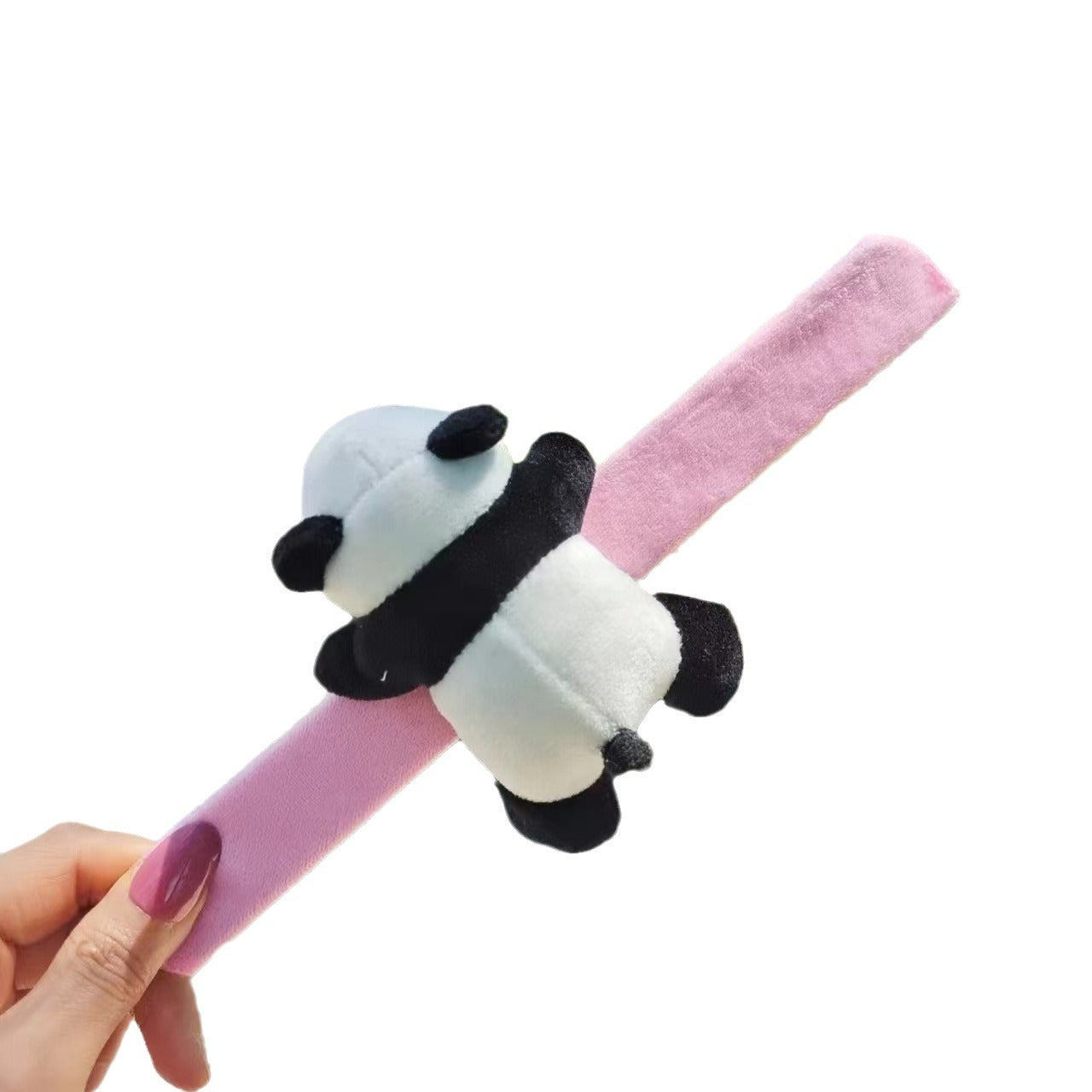 Children's Cute Panda Doll Toy Flower Color Cartoon Lesser Rings