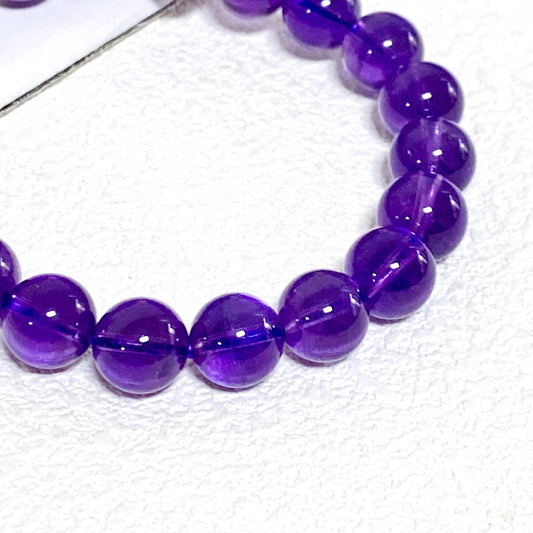 Women's & Men's Natural Amethyst Uruguay Purple Agate Bracelets