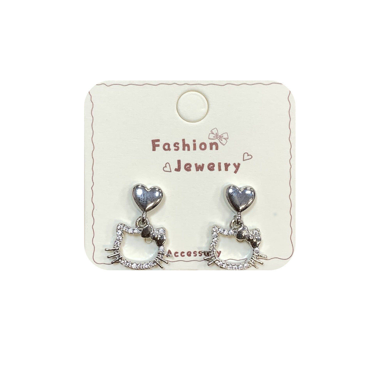 Women's Style Light Luxury Copper Micro Inlaid Zircon Earrings