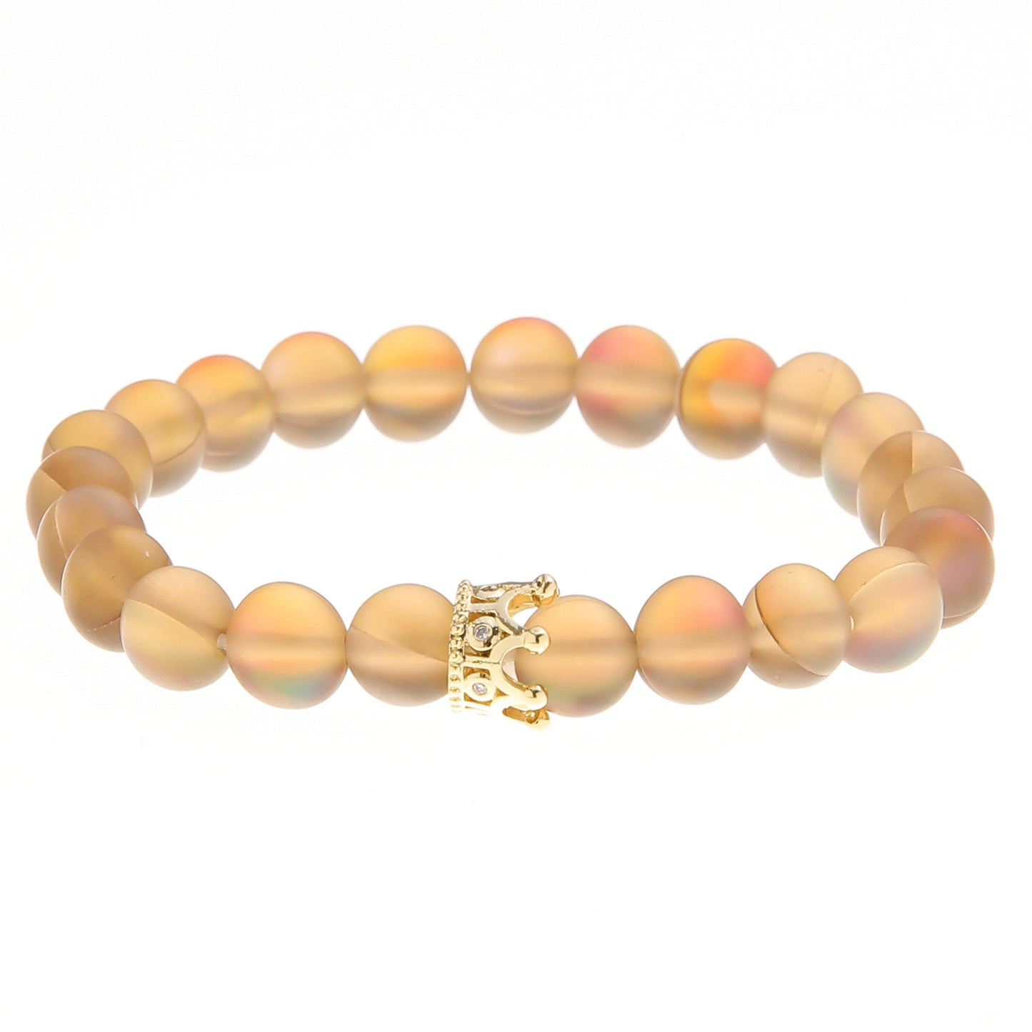 Gradient Crystal Simplicity Crown Beaded Ladies Bracelets