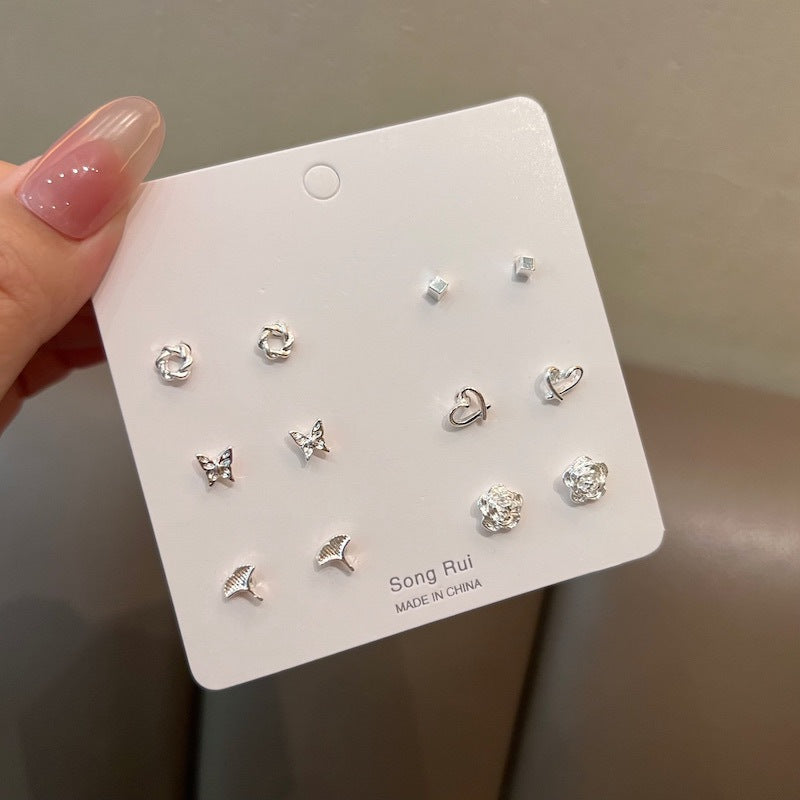 Geometric Simple Suit Basic Exquisite Small Rings