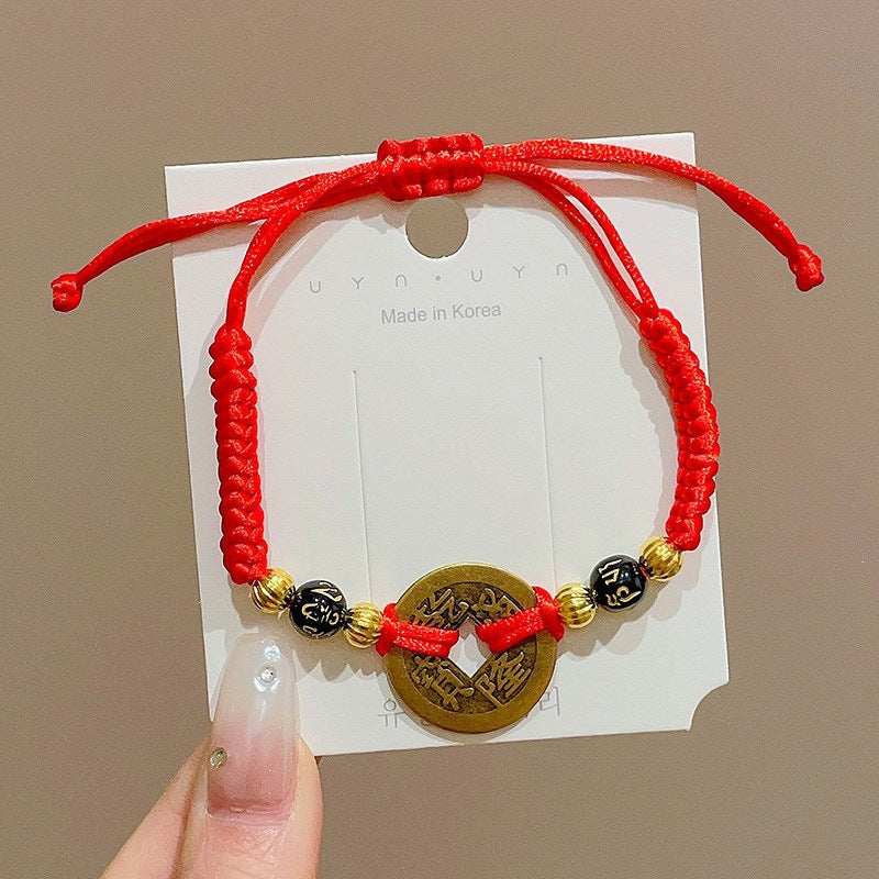 Women's & Men's Colorful Braided Rope Thread Design Simple Bracelet