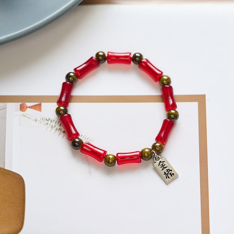 Women's Ceramic Summer High-grade Chinese Style National Bracelets