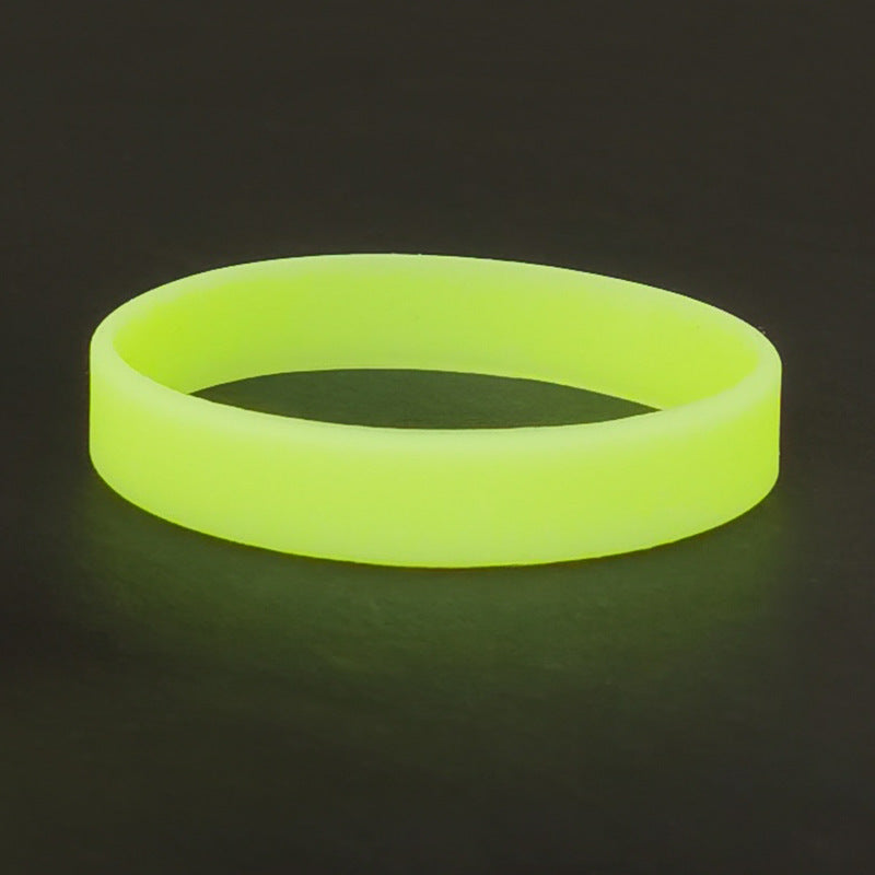 Strap Solid Color No Printing Words Gasket Activity Bracelets