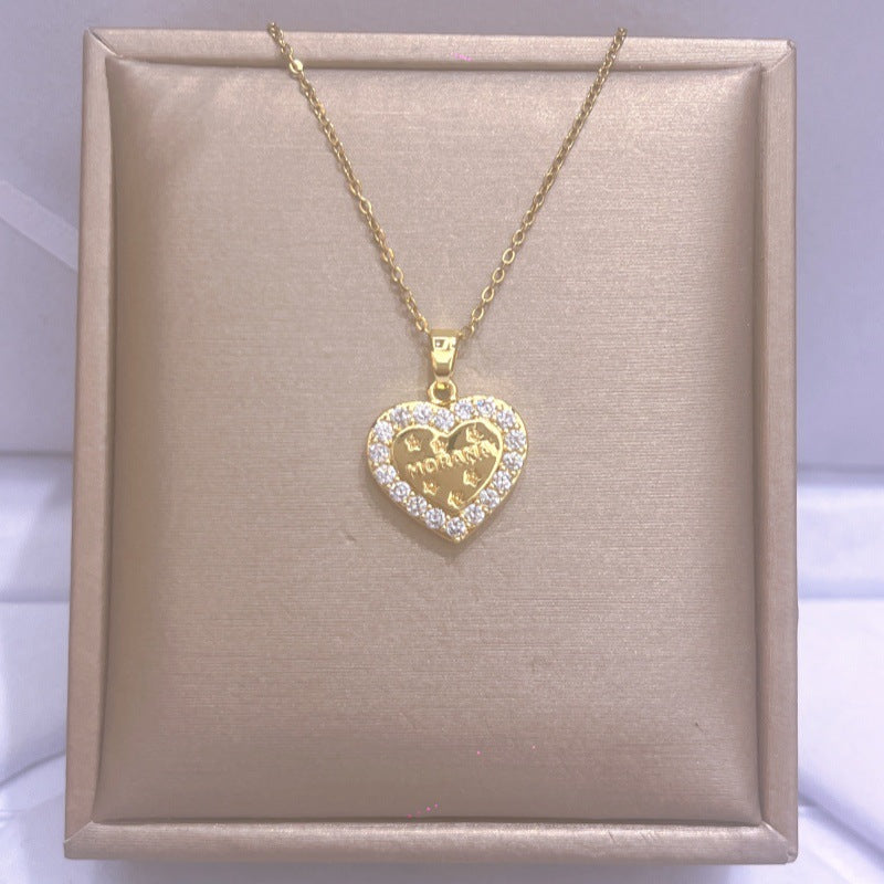 Women's Titanium Steel For Light Luxury Minority Design Necklace
