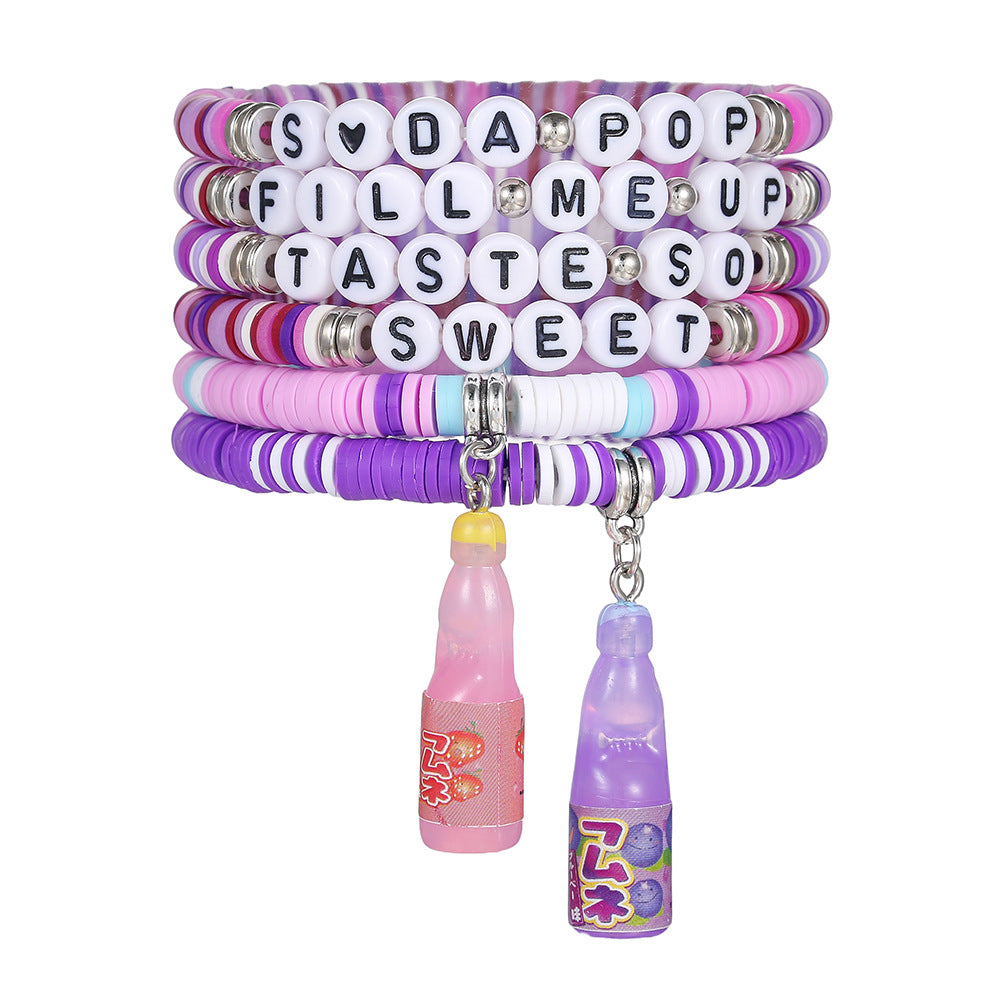 Magic Hunting Group Fan Elastic Handmade Beaded Birthday Party Bracelets
