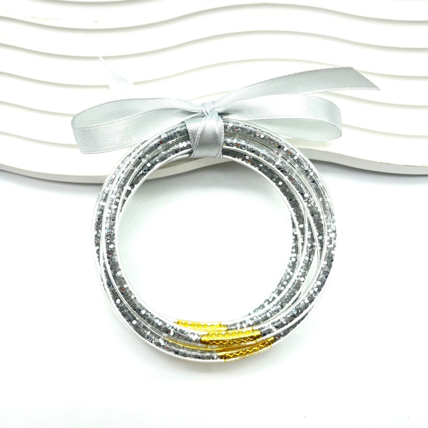 Glamorous Fashion Silicone Bright Simple Couple Bracelets