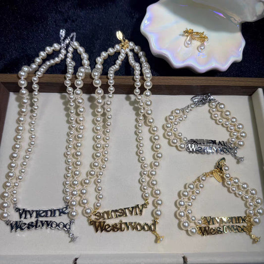 Temperament Entry Lux Elegant Letters High-grade Clavicle Necklace