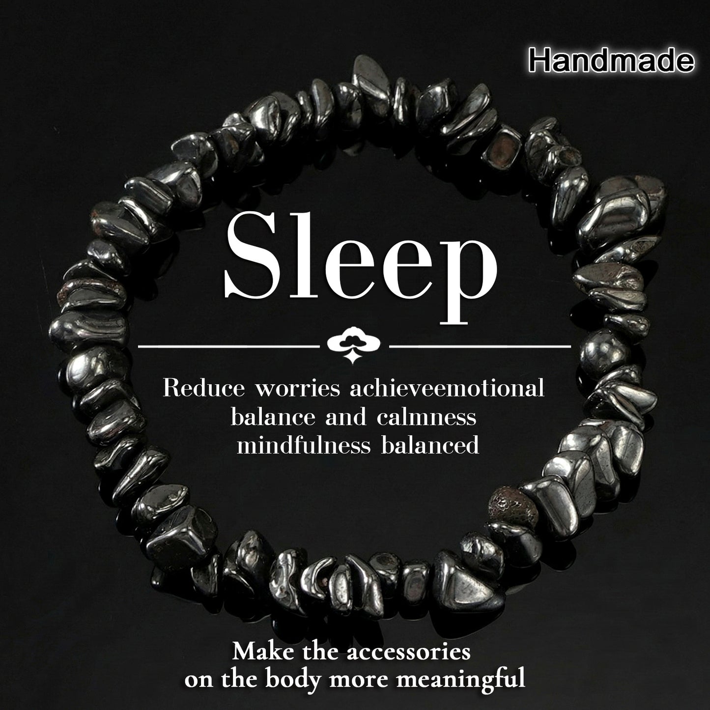 Multicolor Natural Stone Irregular Design Daily Bracelet