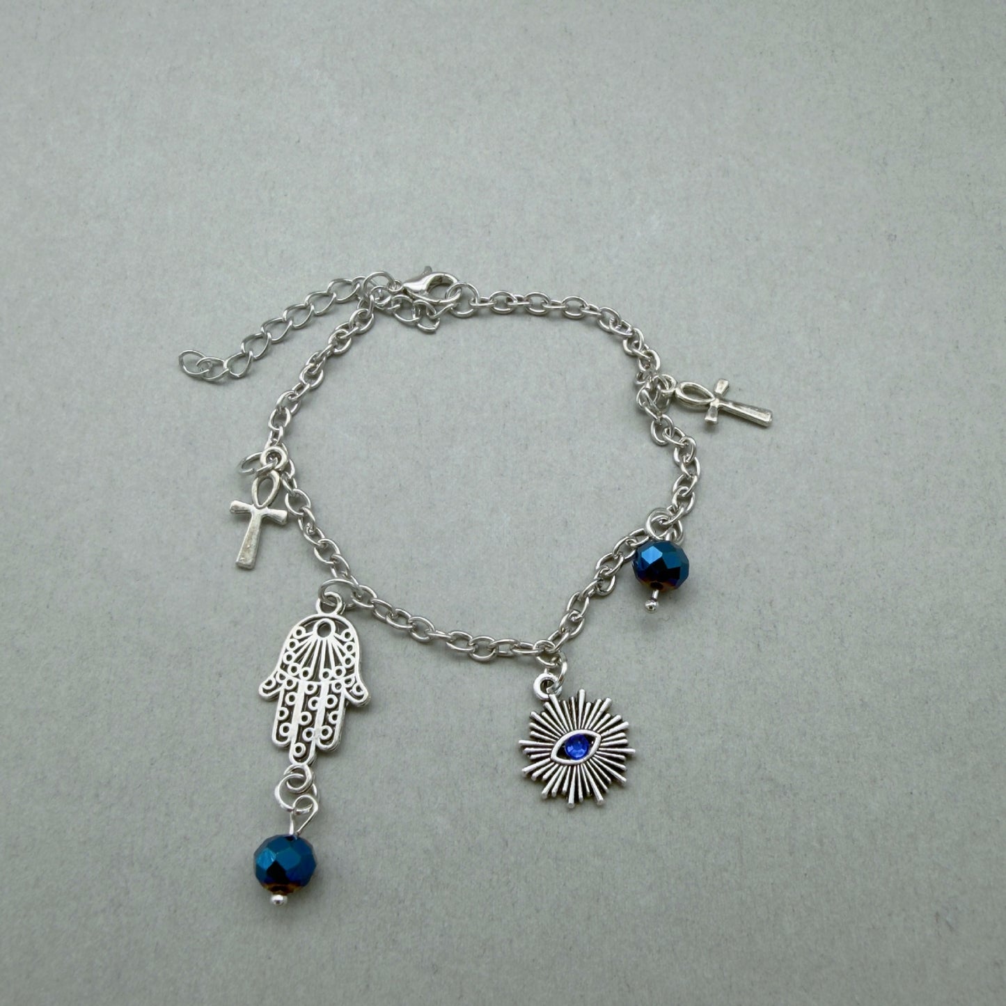 Devil's Palm Thick Straps Blue Gift Bracelet