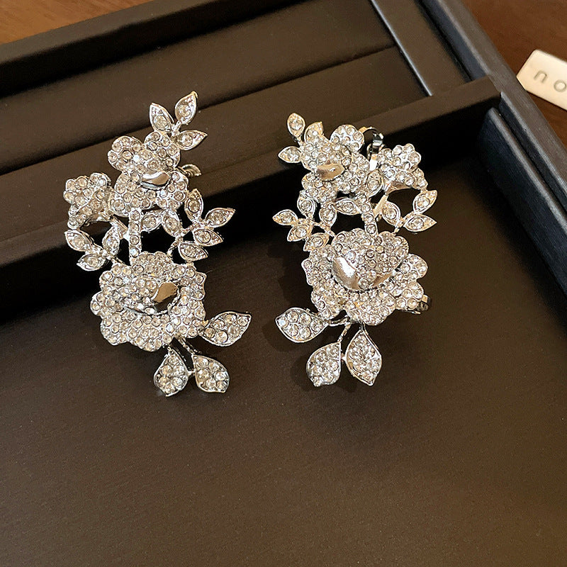 Tassel Ear Clip Vintage Court Style Rings