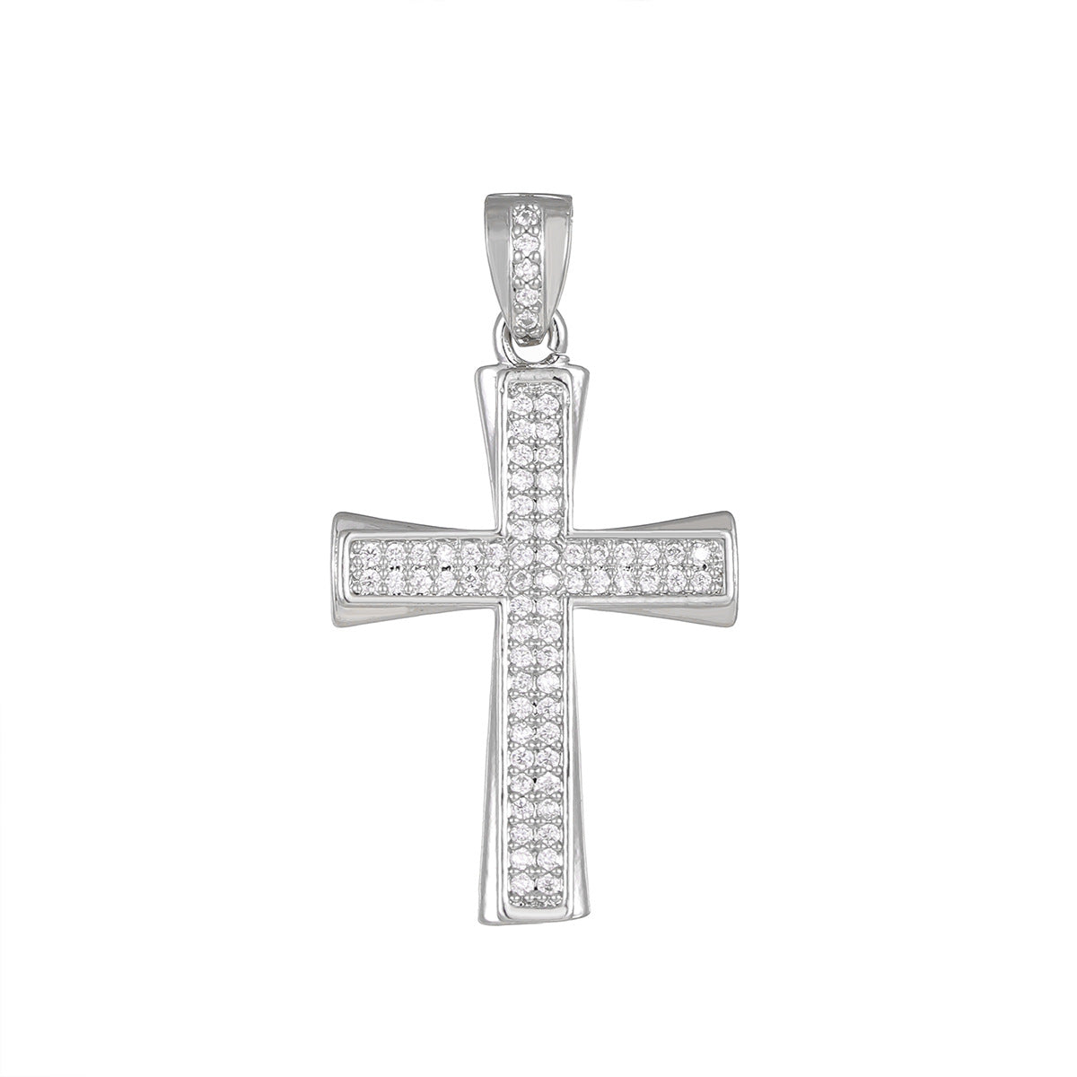 Plated Real Gold Micro Inlaid Color Zircon Pendants