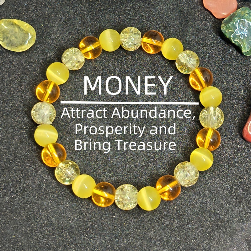 New Natural Stone Tigereye Crystal Bohemian Bracelet