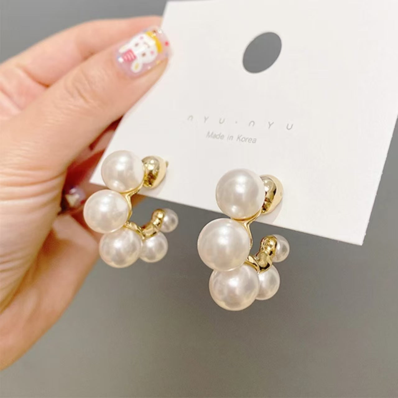 Baroque Vintage Pearl Style High-grade Light Luxury Simple Fashionable Rings
