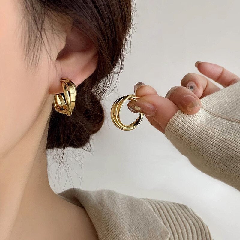 Women's Needle High-grade Super Flash Zircon Light Luxury Refined Grace Earrings