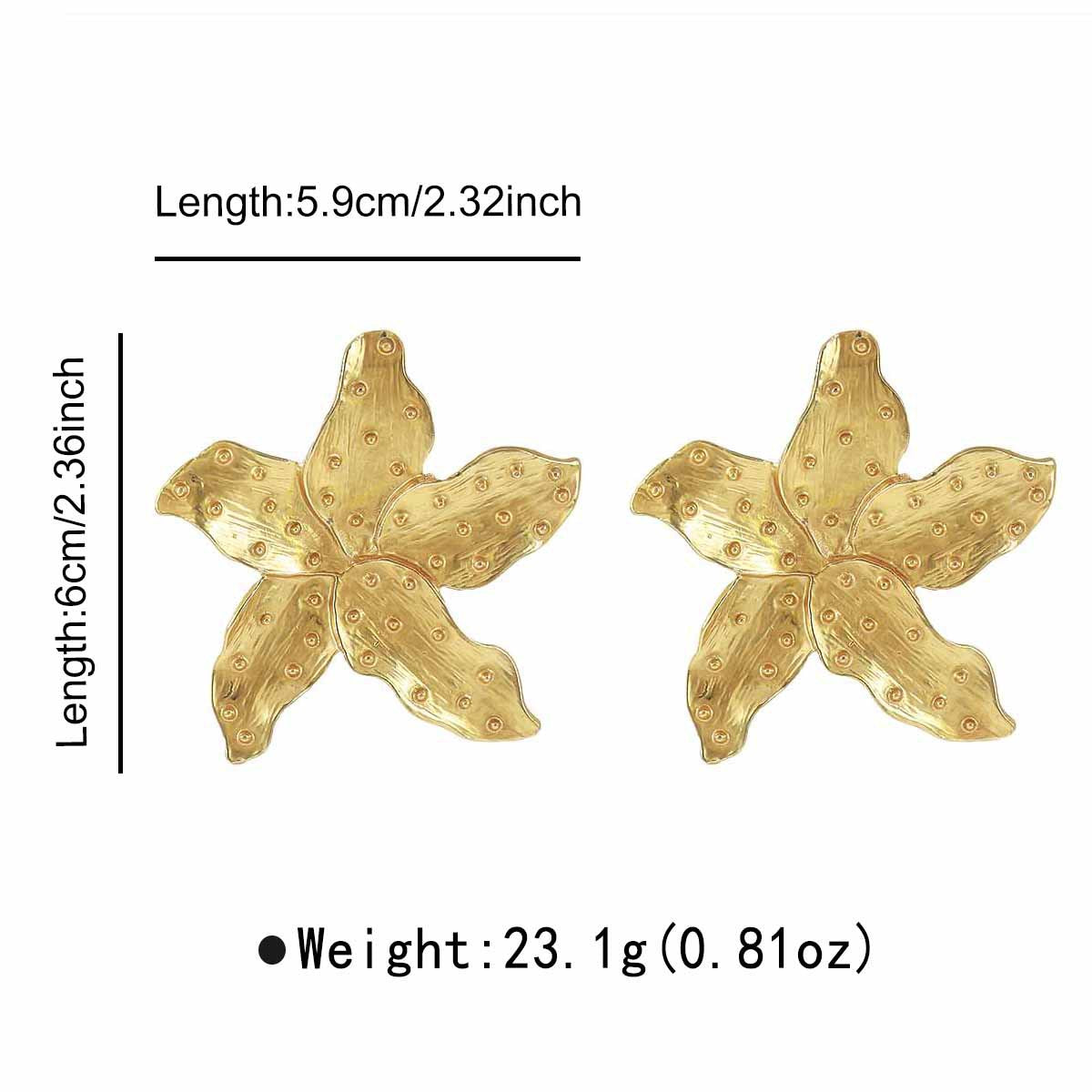 Women's Vacation Style Enamel Color Flower Pearl Light Luxury High-grade Earrings