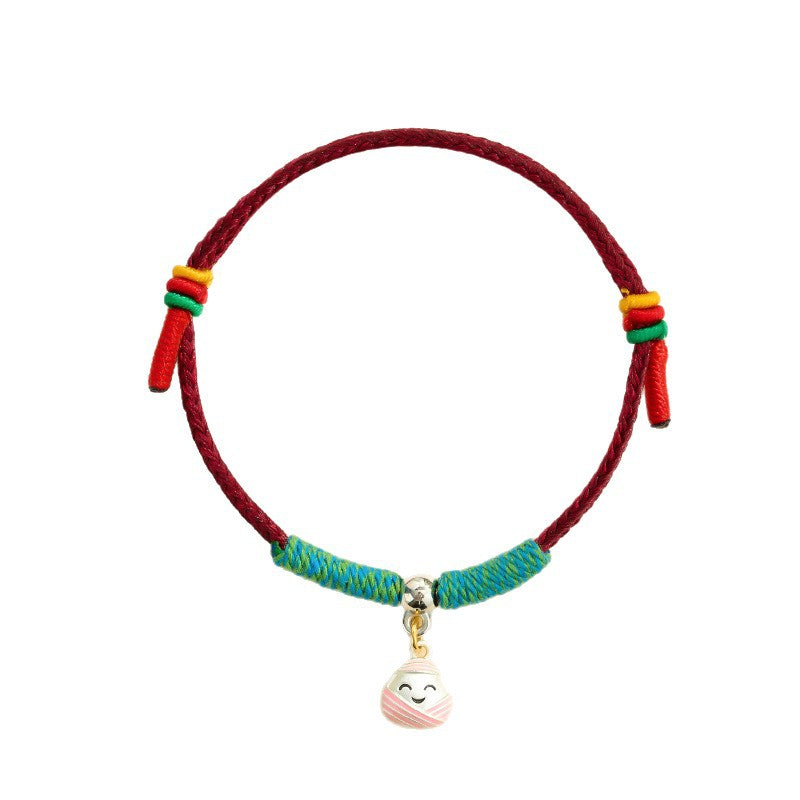 Children's Colorful Little Fat Fu Hand-woven May Gift Braided Bracelet