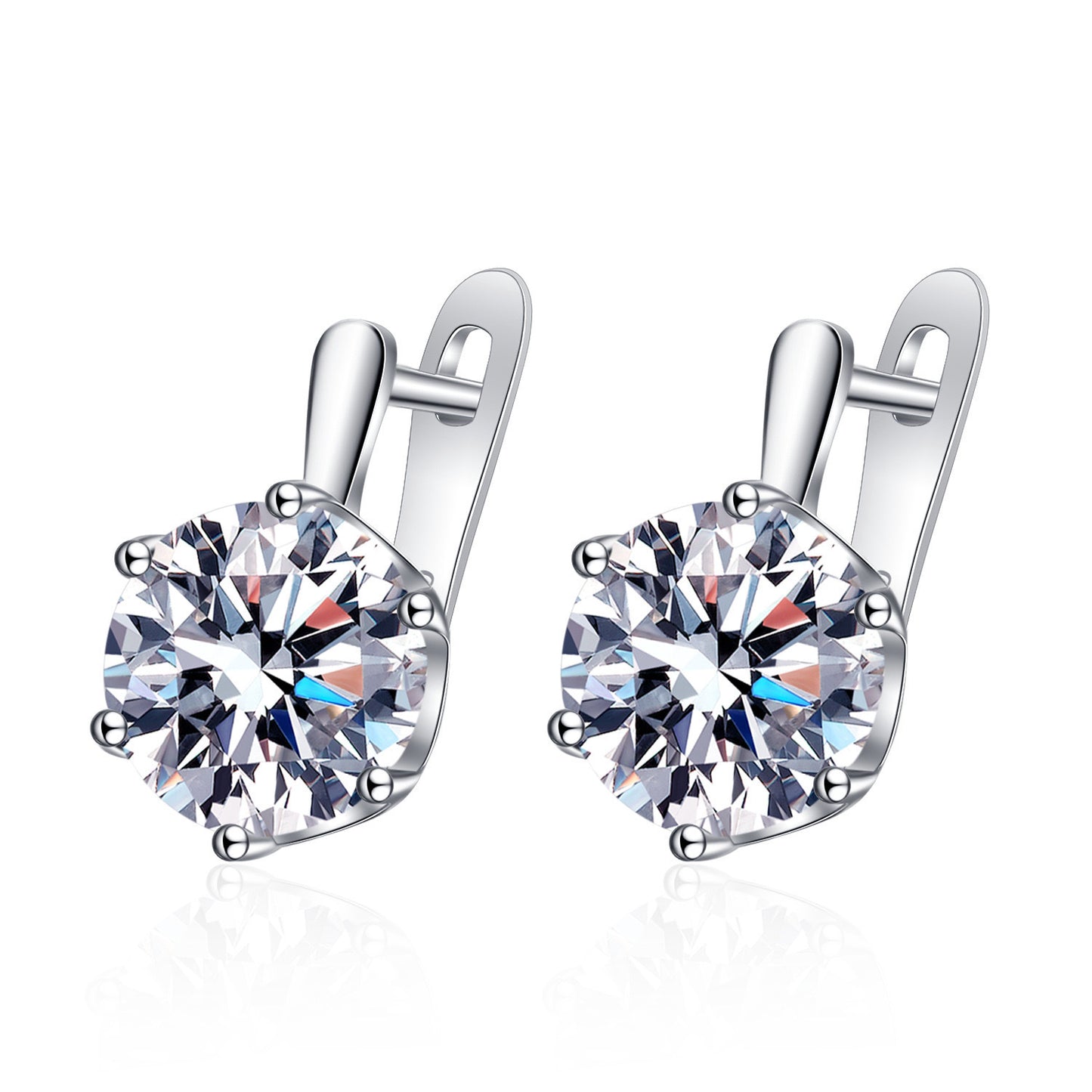 Women's Main Push Diamond Big Stone Trendy Ear Buckle