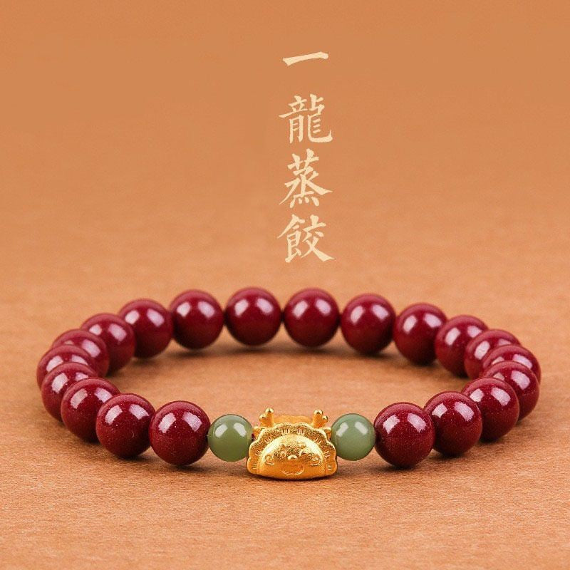 Women's Imitation Yu Elastic String Light Luxury High-grade Lotus Seedpod For Bracelet