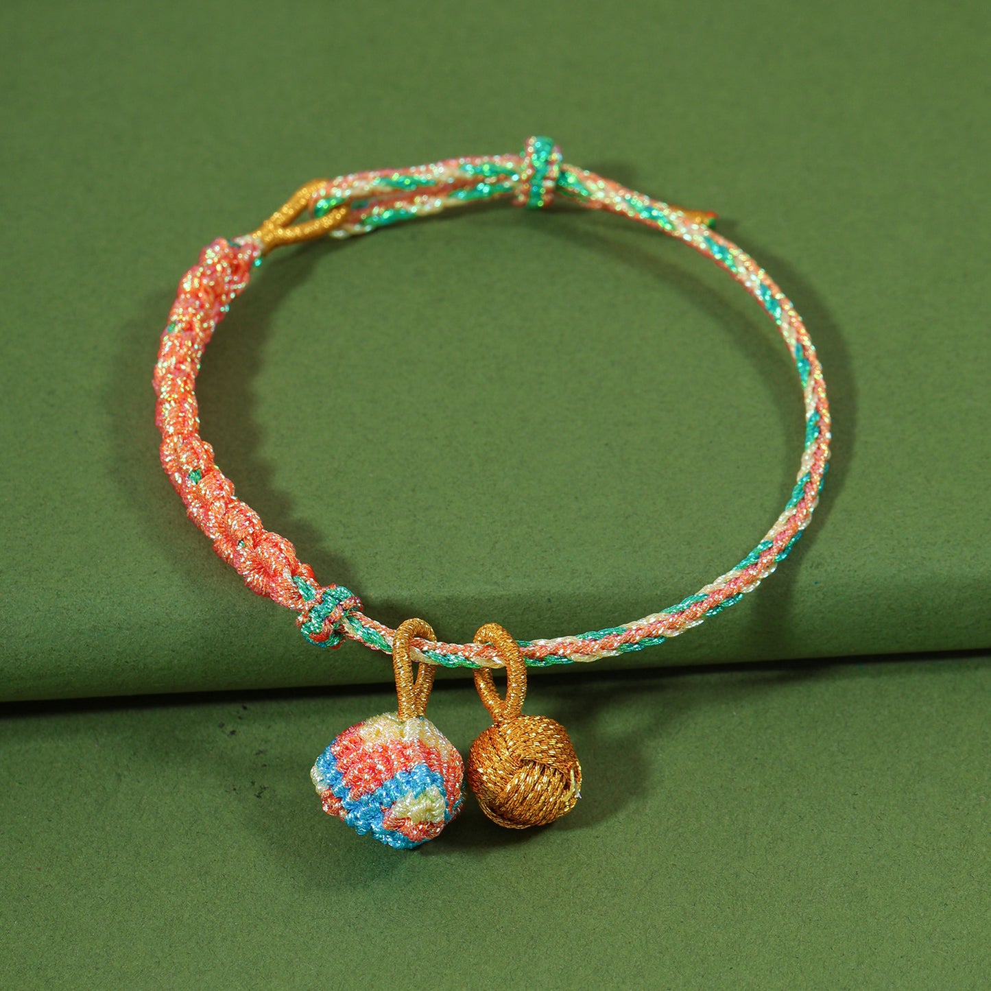 Festival Colorful Rope Ethnic Style Hand-woven Adult Small Sachet Carrying Bracelet