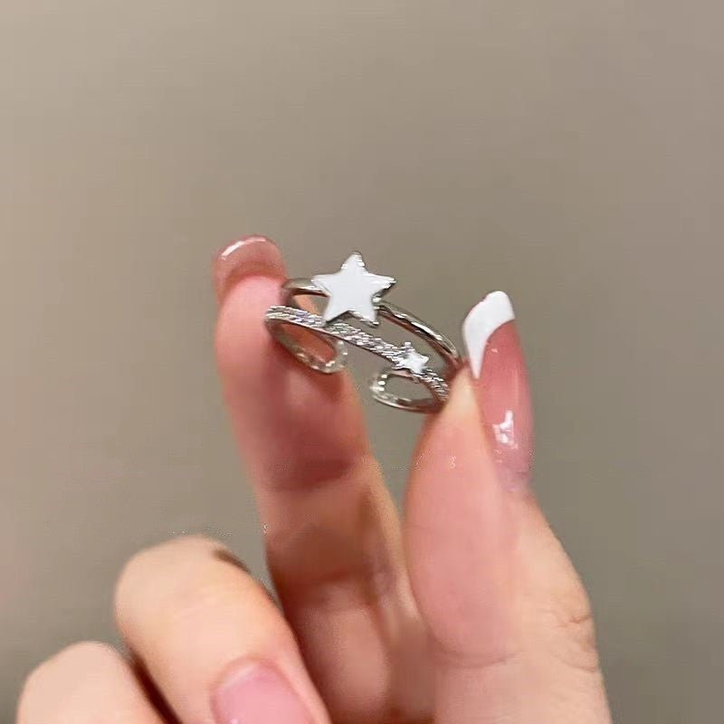 Women's Bow Tie Fashion Elegant Graceful Index Finger Light Luxury Minority Ring