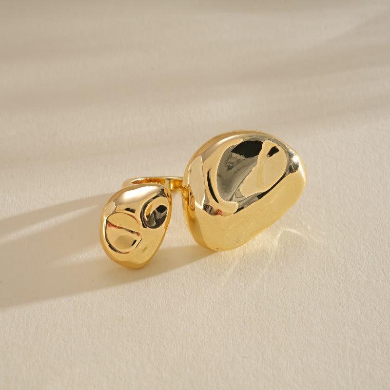 Women's Open Exaggerated Niche Index Finger Light Luxury High-grade Ring