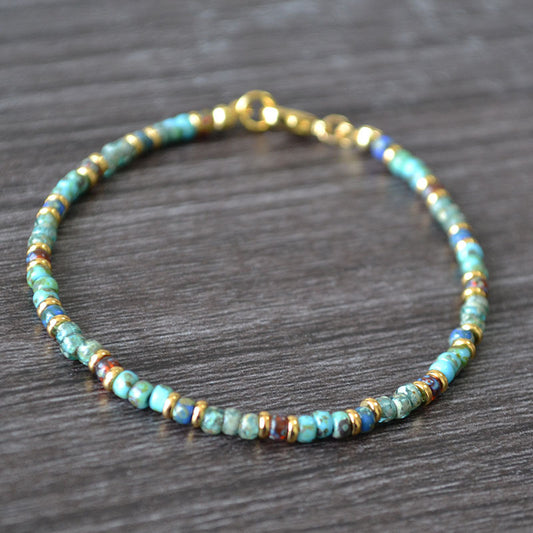 Picasso Antique Beads Bohemian Handmade Beaded Retro Literary Simplicity Bracelets