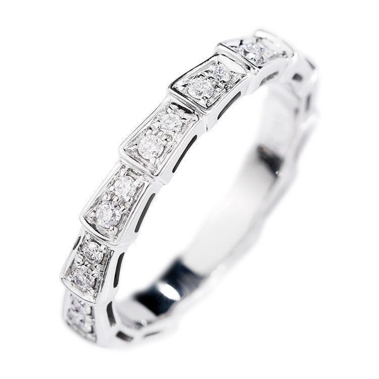 Women's & Men's Korean Style Fine Snake Full Diamond Ring