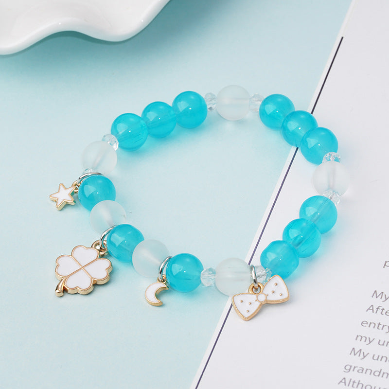 Korean Style Graceful Cute Crystal String Bracelet