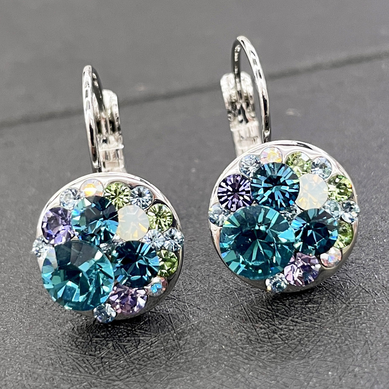 Cute Mickey Rose Gold Crystal Trendy Temperament Personality Super Earrings
