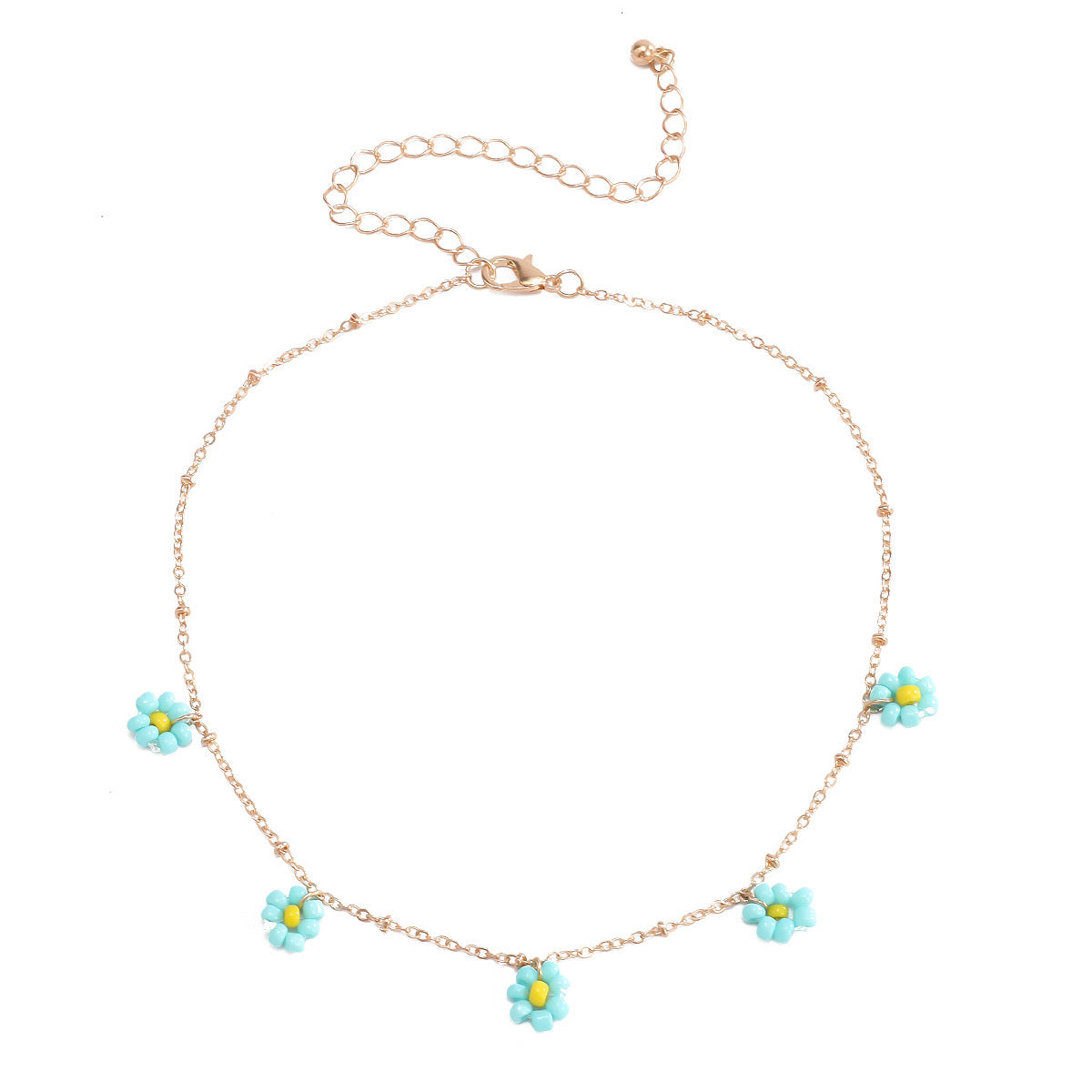Women's Personalized Simple Contrast Color Creative Woven Necklace