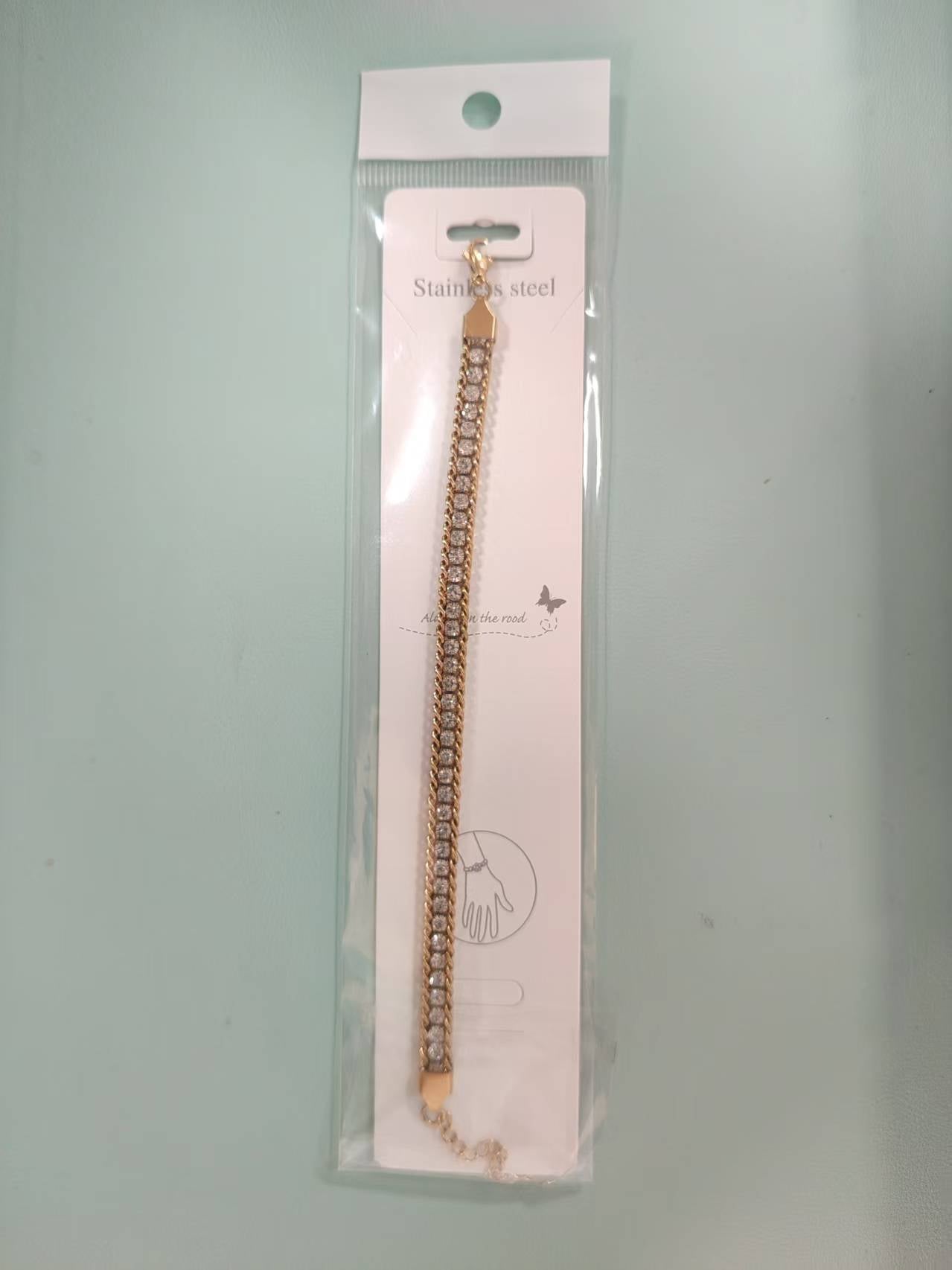 Zircon Tennis Chain Light Luxury Cold Style Girlfriends Full Diamond Bracelets