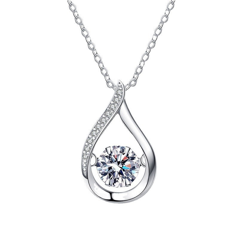 Sier Moissanite Karat Wind Smart Water Necklaces