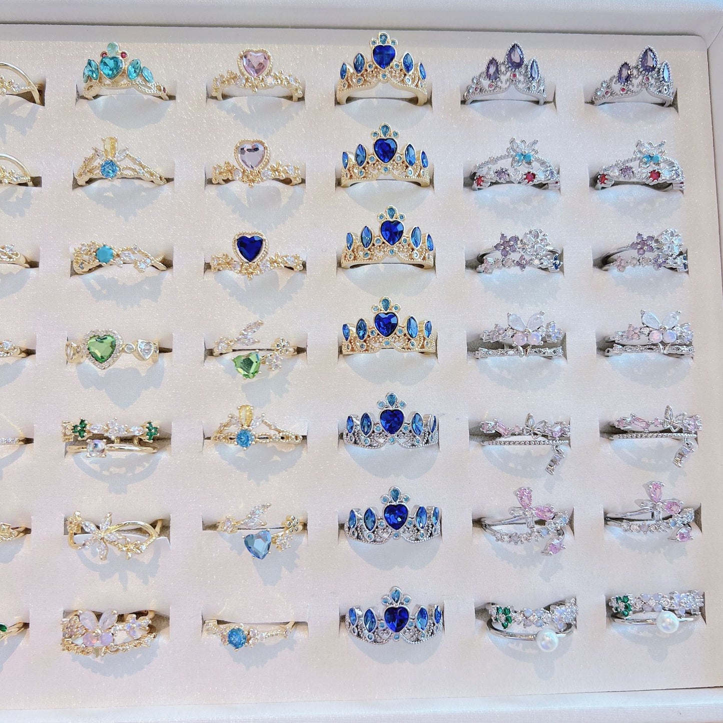 Women's Zircon Retro Special Interest Light Luxury Open Style Hand Rings