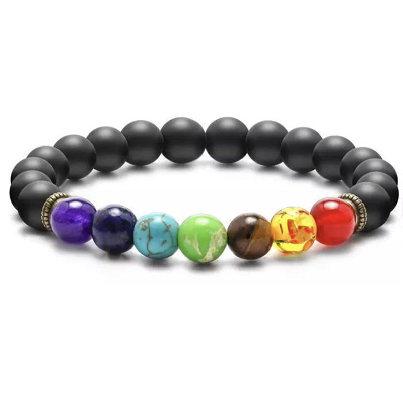 Jewelry Colorful Volcanic Rock Turquoise Tiger Eye Bracelets