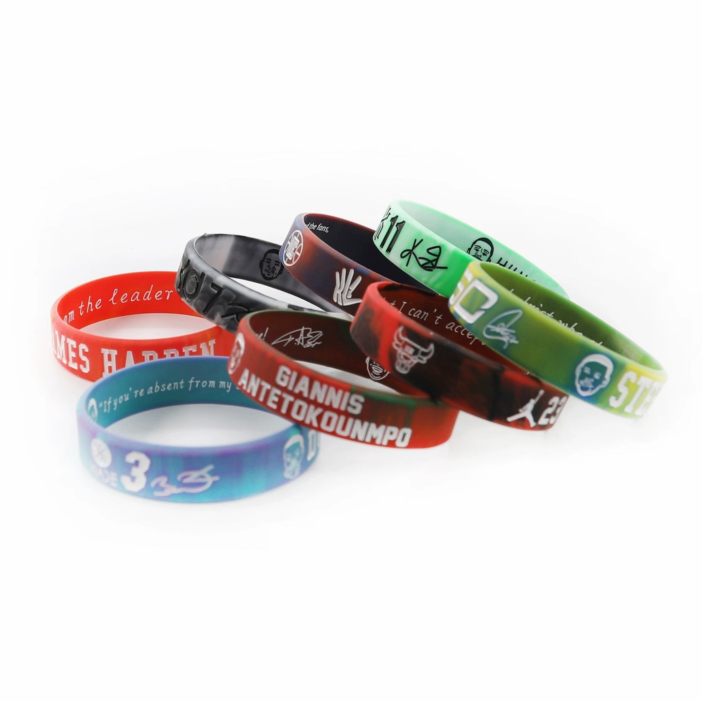 Basketball Harden James Curry Luminous Widened Avatar Inspirational Lava Bracelet