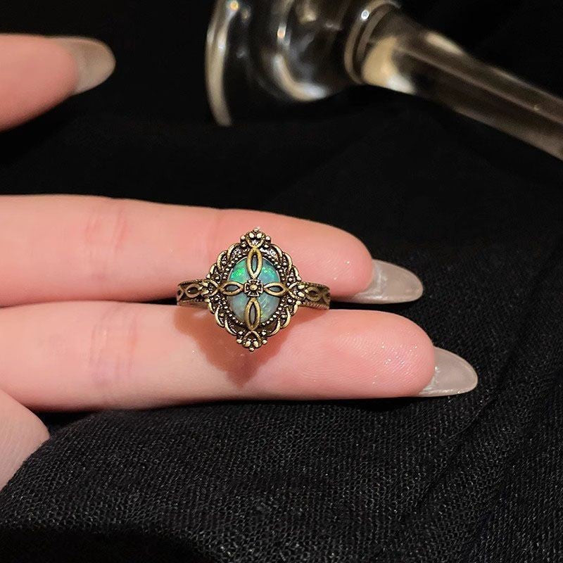 Female Niche Design Combination Sweet Cool Simple Ring