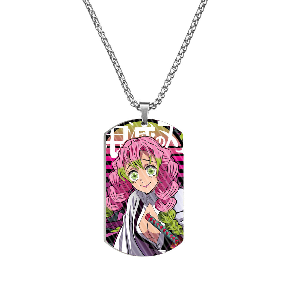 No Stainless Steel Color Printing Army Pendants